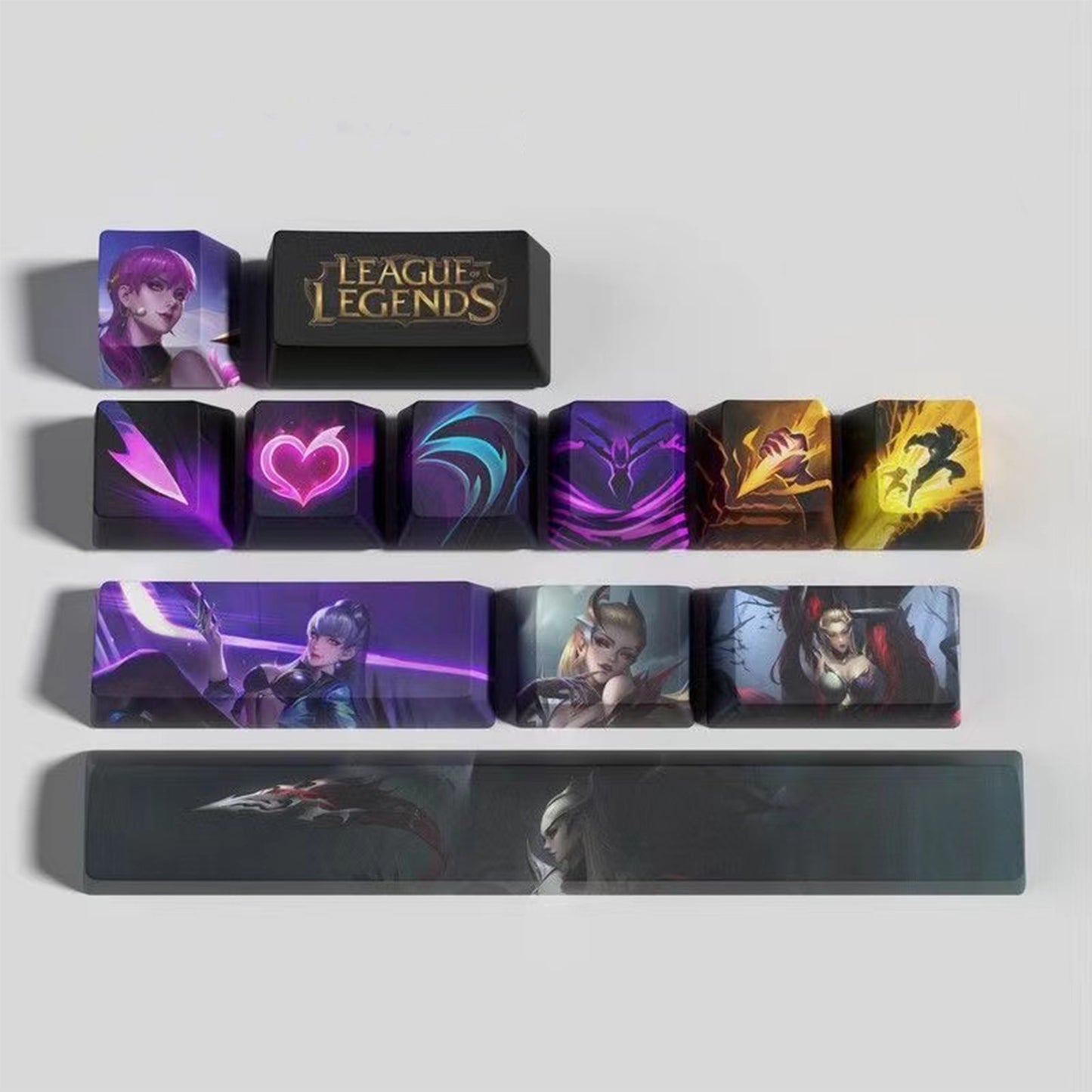 League of Legends Keycaps EVELYNN 12 keycaps set