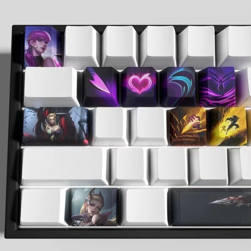 League of Legends Keycaps EVELYNN 12 keycaps set