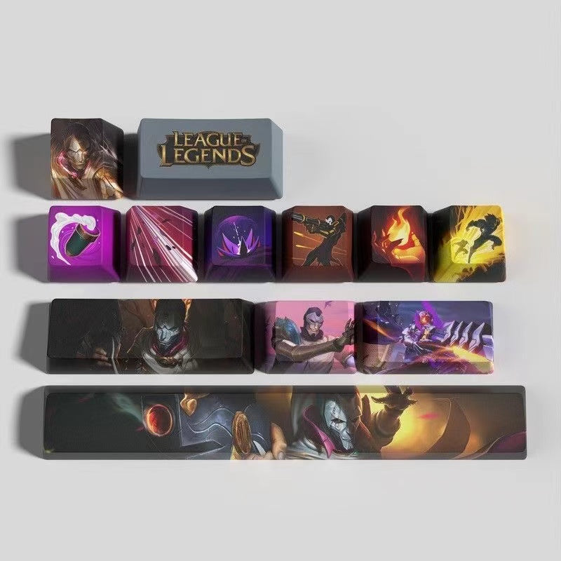 League of Legends Keycaps JHIN 12 keycaps set