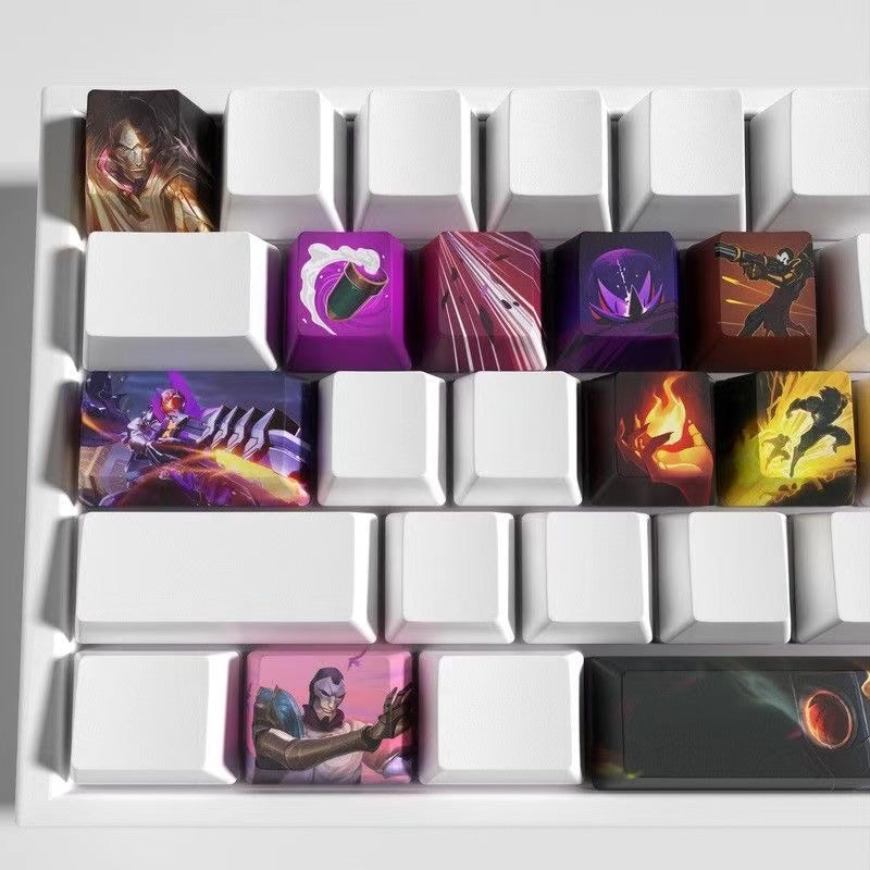 League of Legends Keycaps JHIN 12 keycaps set