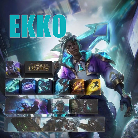 League of Legends Keycaps EKKO 12 keycaps set