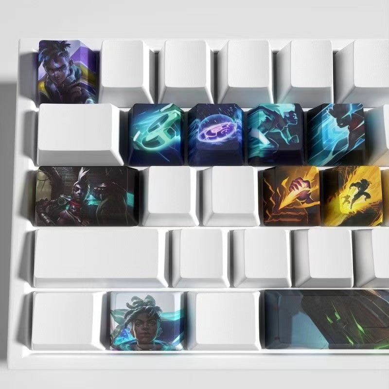 League of Legends Keycaps EKKO 12 keycaps set