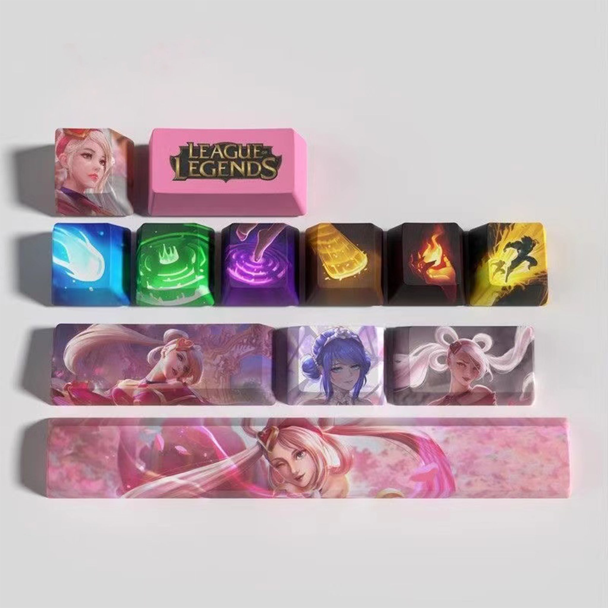 League of Legends Keycaps SONA 12 kecaps set
