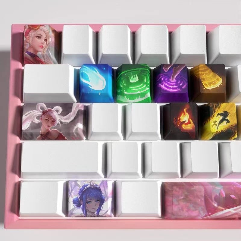 League of Legends Keycaps SONA 12 kecaps set