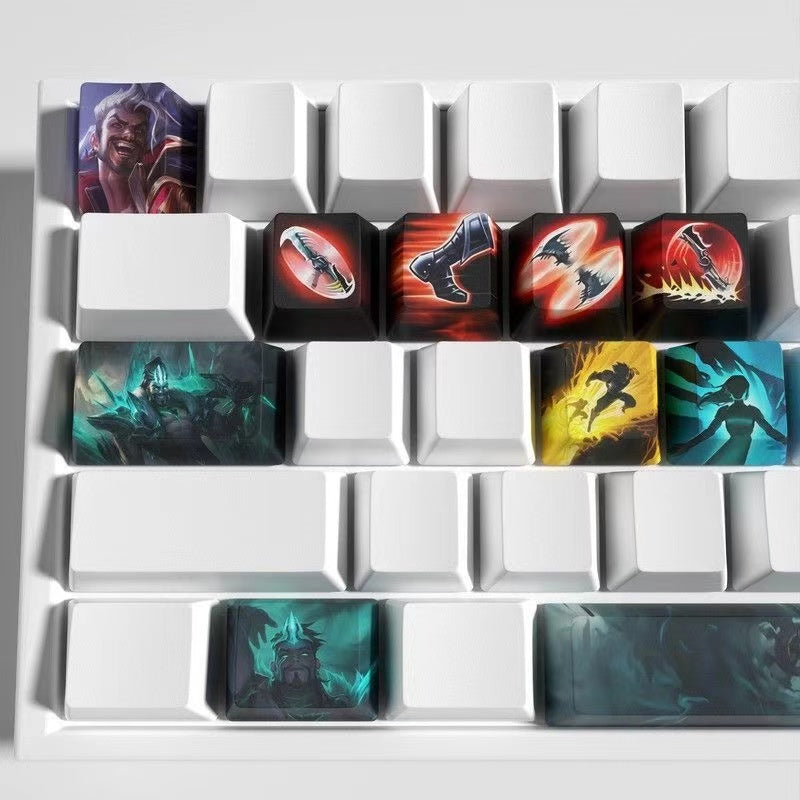 League of Legends Keycaps DRAVEN 12 keycaps set