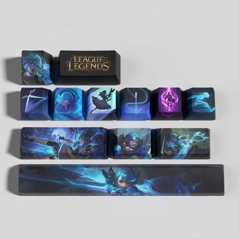 League of Legends Keycaps GWEN 12 keycaps set