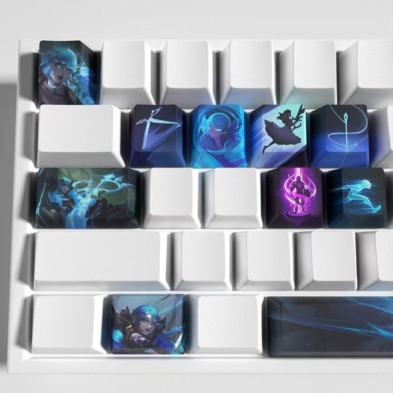 League of Legends Keycaps GWEN 12 keycaps set