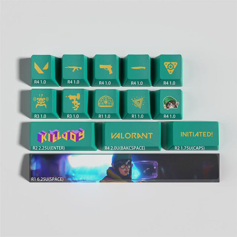 Valorant killjoy keycaps 14keys