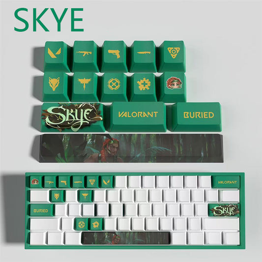 Valorant skye keycaps 14keys