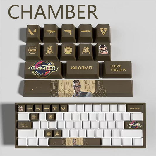 Valorant chamber keycaps 14keys