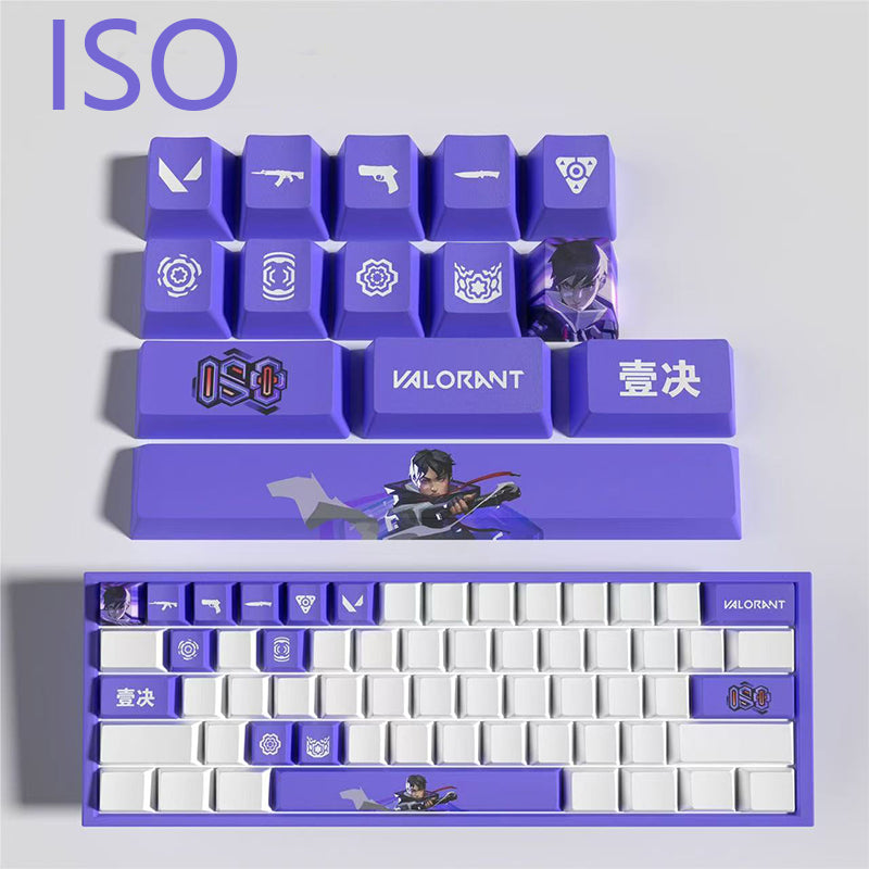 Valorant iso keycaps 14keys
