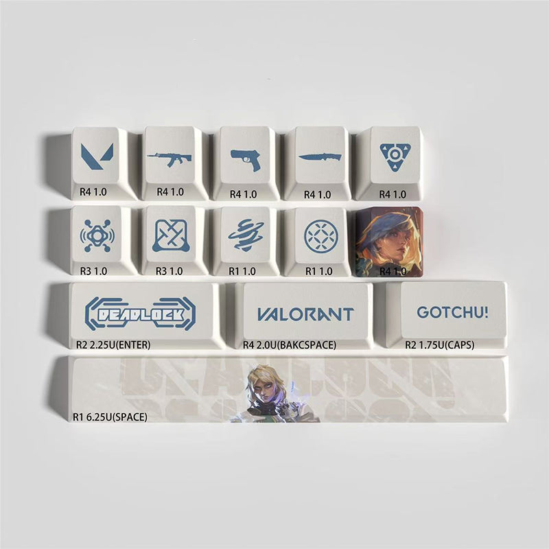 Valorant deadlock keycaps 14keys
