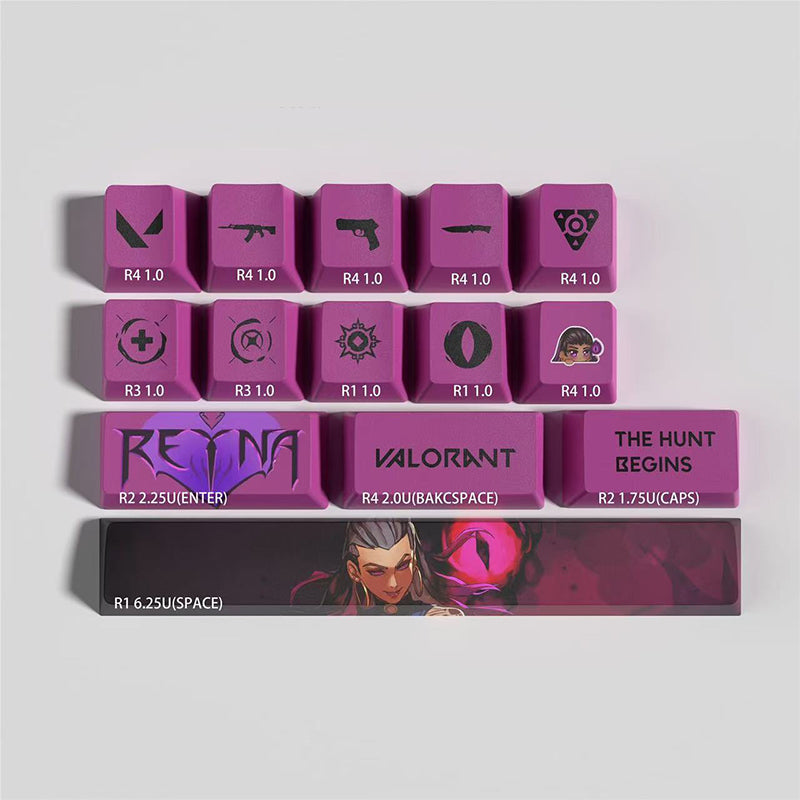 Valorant reyna keycaps 14keys