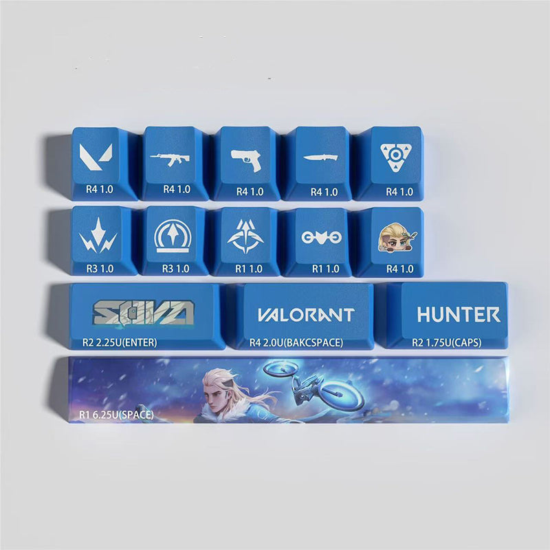 Valorant sova keycaps 14keys