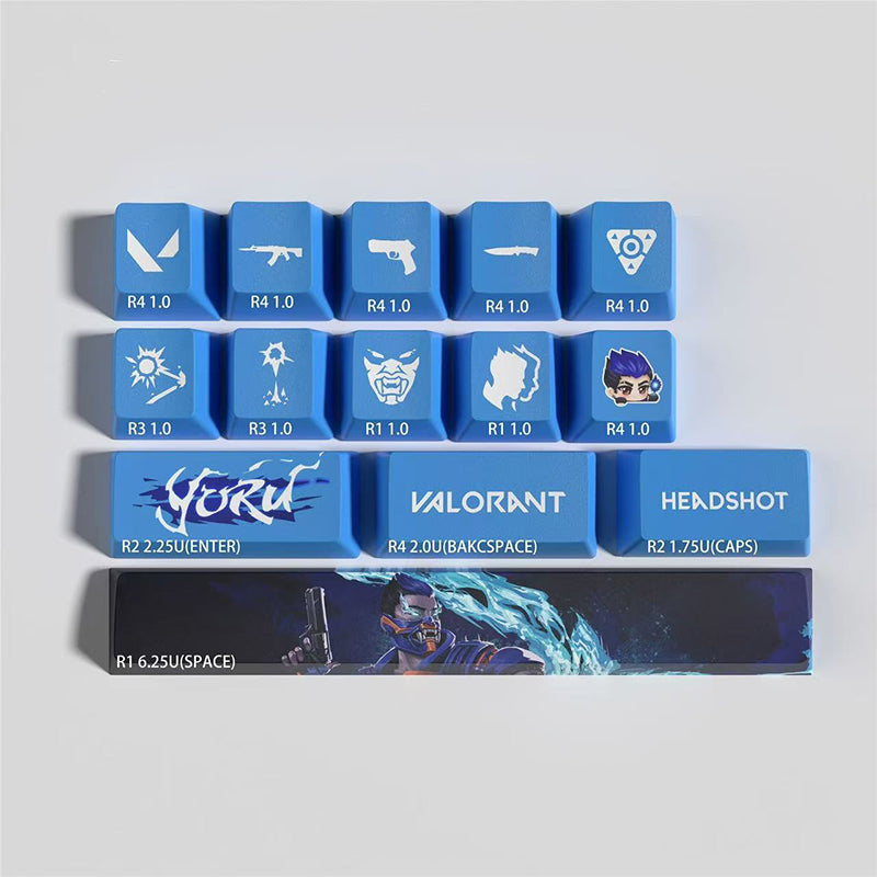 Valorant yoru keycaps 14keys