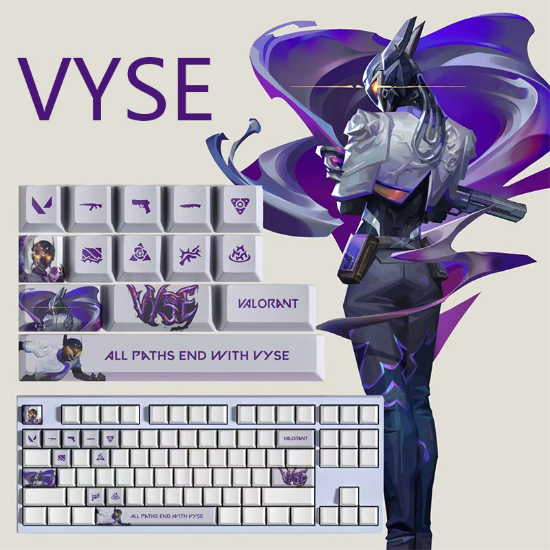 Valorant vyse keycaps 14keys