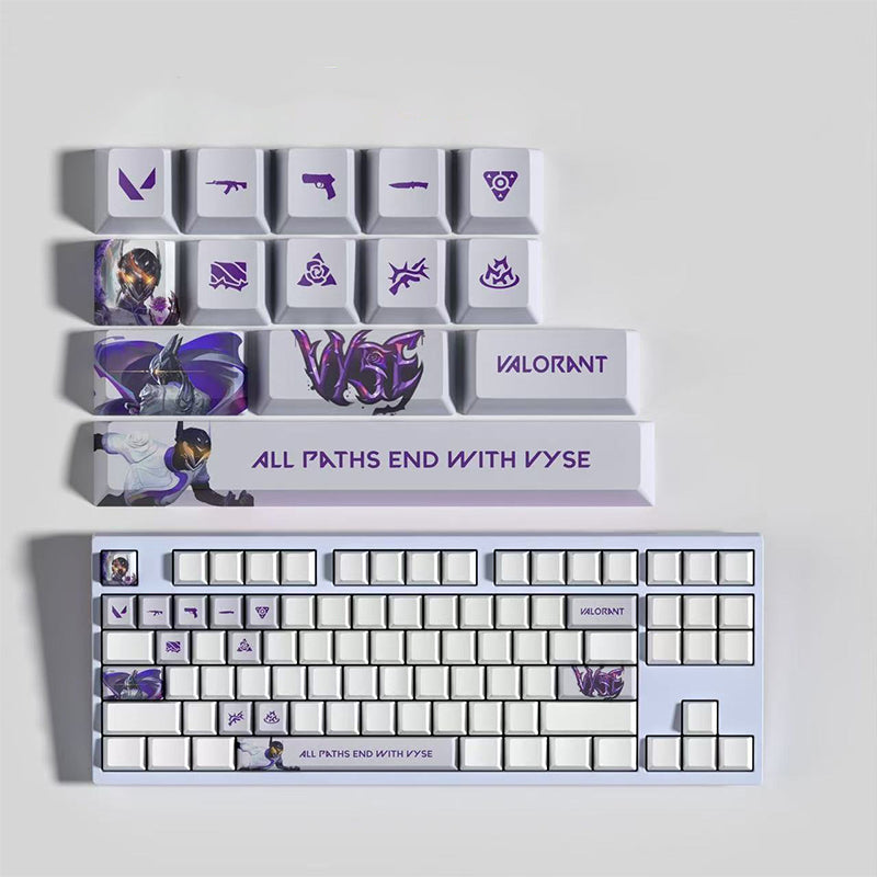 Valorant vyse keycaps 14keys