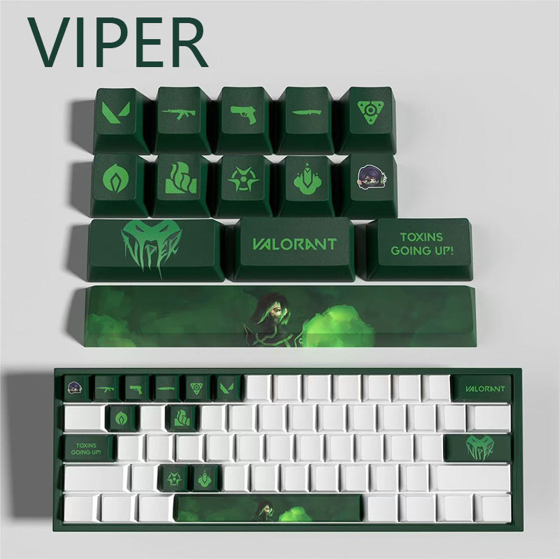 Valorant viper keycaps 14keys