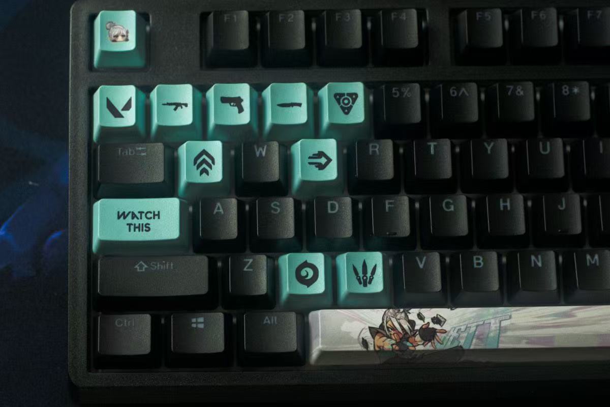 Valorant jett keycaps 14keys