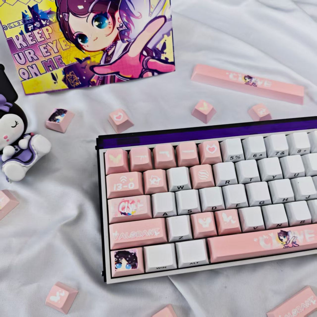 HKB New Style Keycaps for Valorant Clove keycaps 14keys