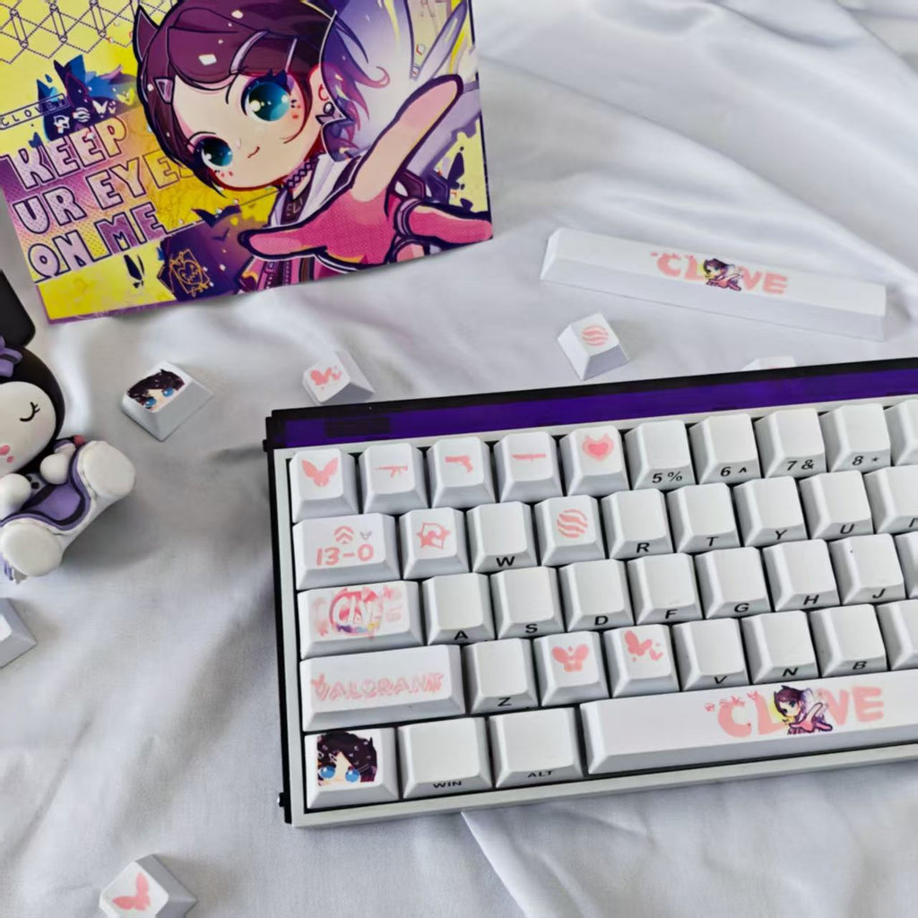 HKB New Style Keycaps for Valorant Clove keycaps 14keys