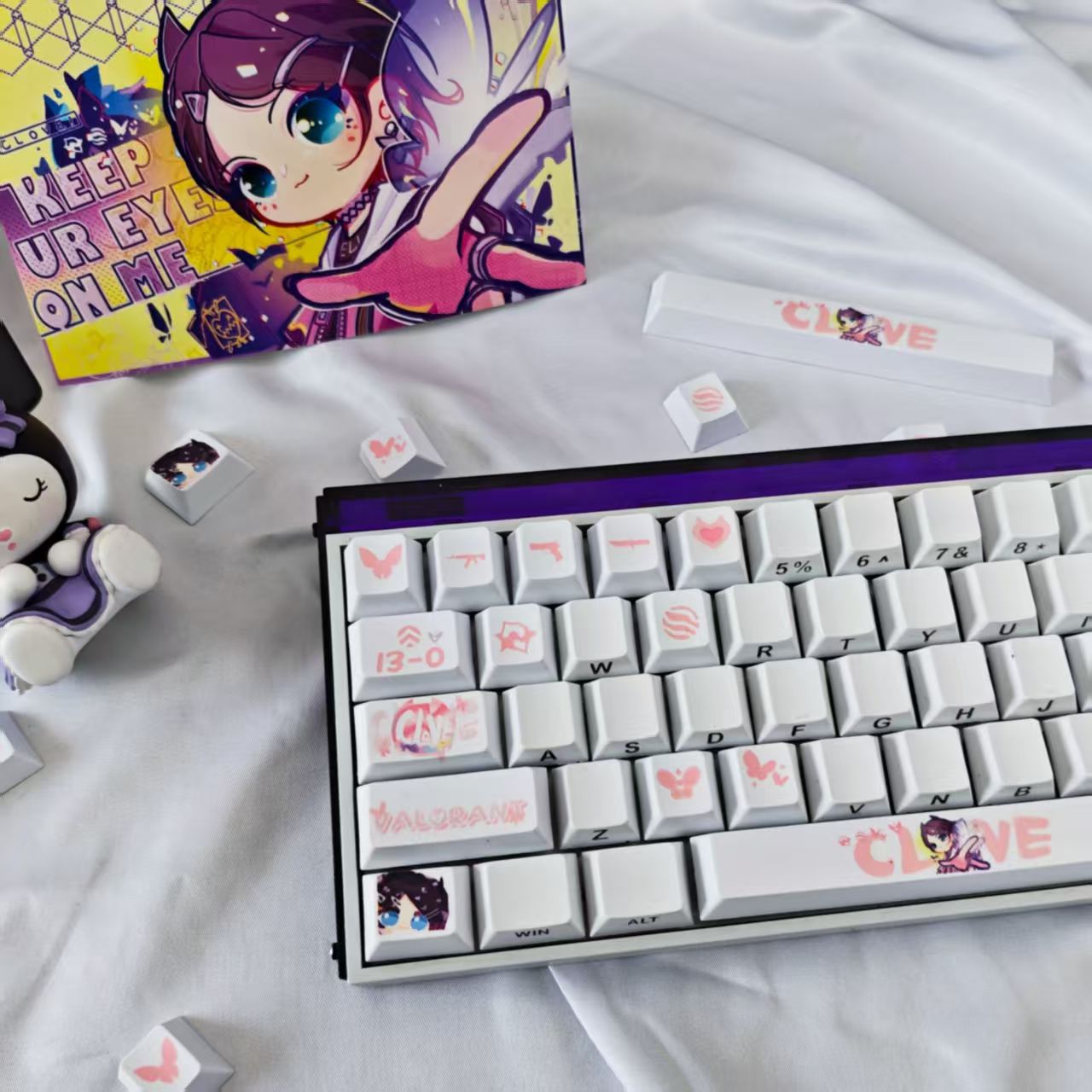 HKB New Style Keycaps for Valorant Clove keycaps 14keys