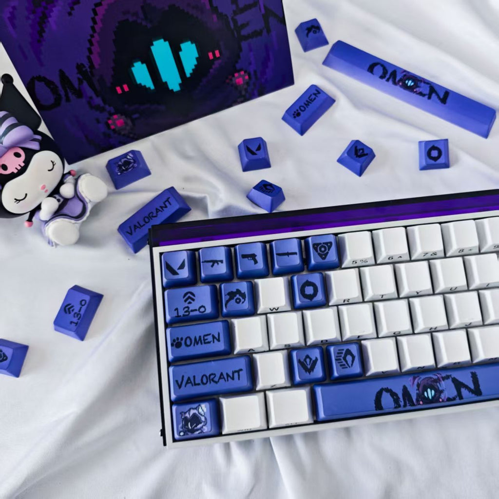 HKB New Style Keycaps for Valorant omen keycaps 14keys