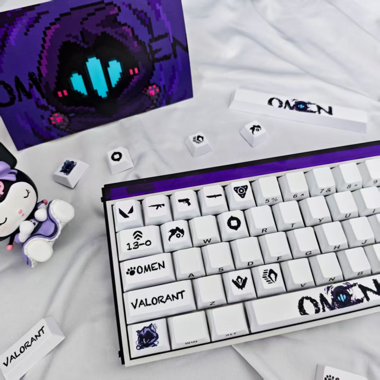 HKB New Style Keycaps for Valorant omen keycaps 14keys