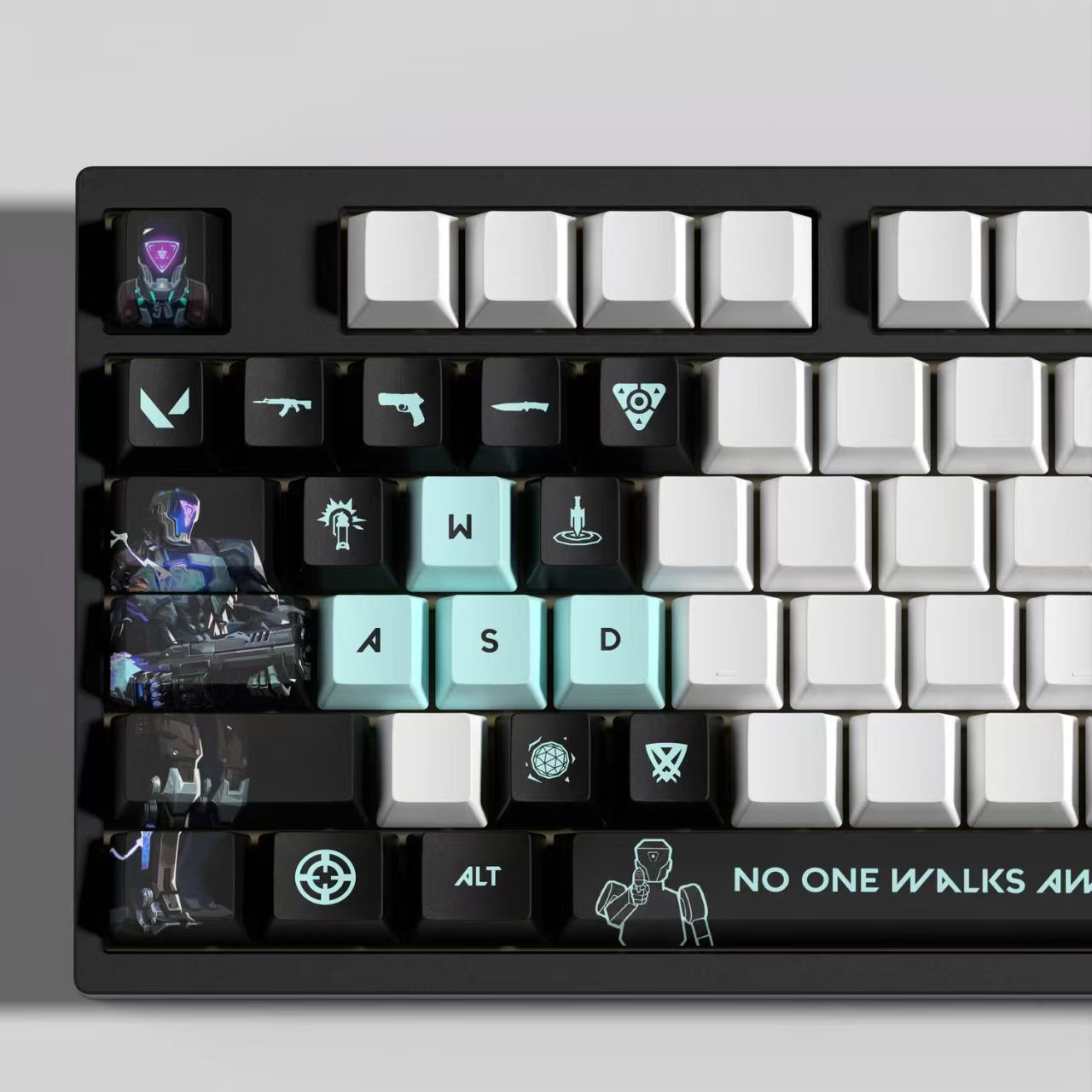 VaLorant Themed Keycaps KAY/O KO Agent Custom Keycap Keyboard Set 29 Keys