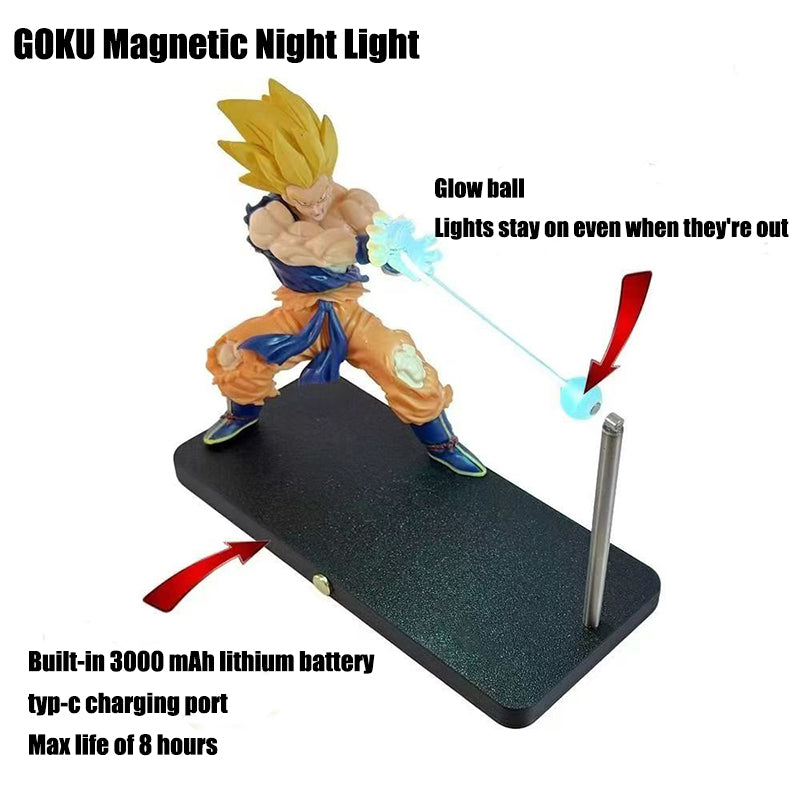 [Hot] Gaming Desktop Setup Dragon Ball GOKU Magnetic Night Light