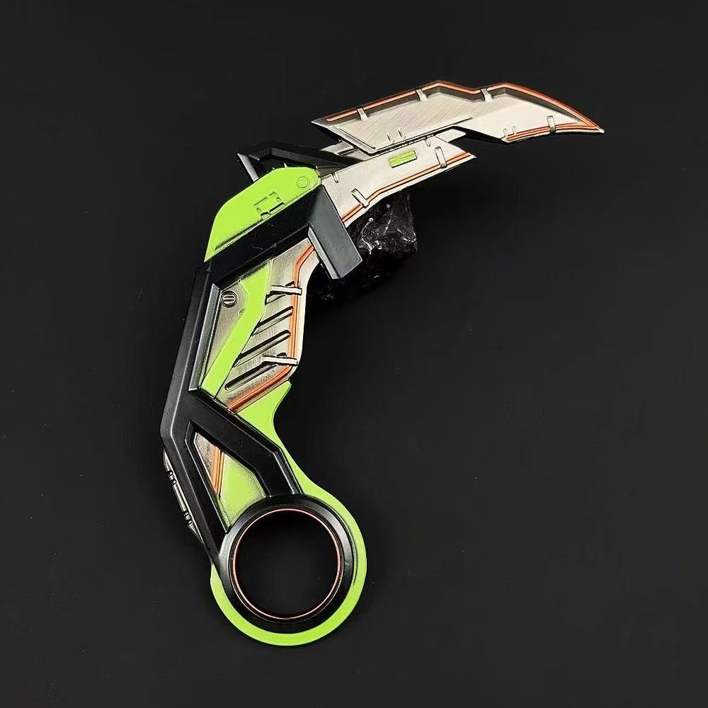 Valorant RGX 11Z Pro Karambit Weapon model Green Melee Skins