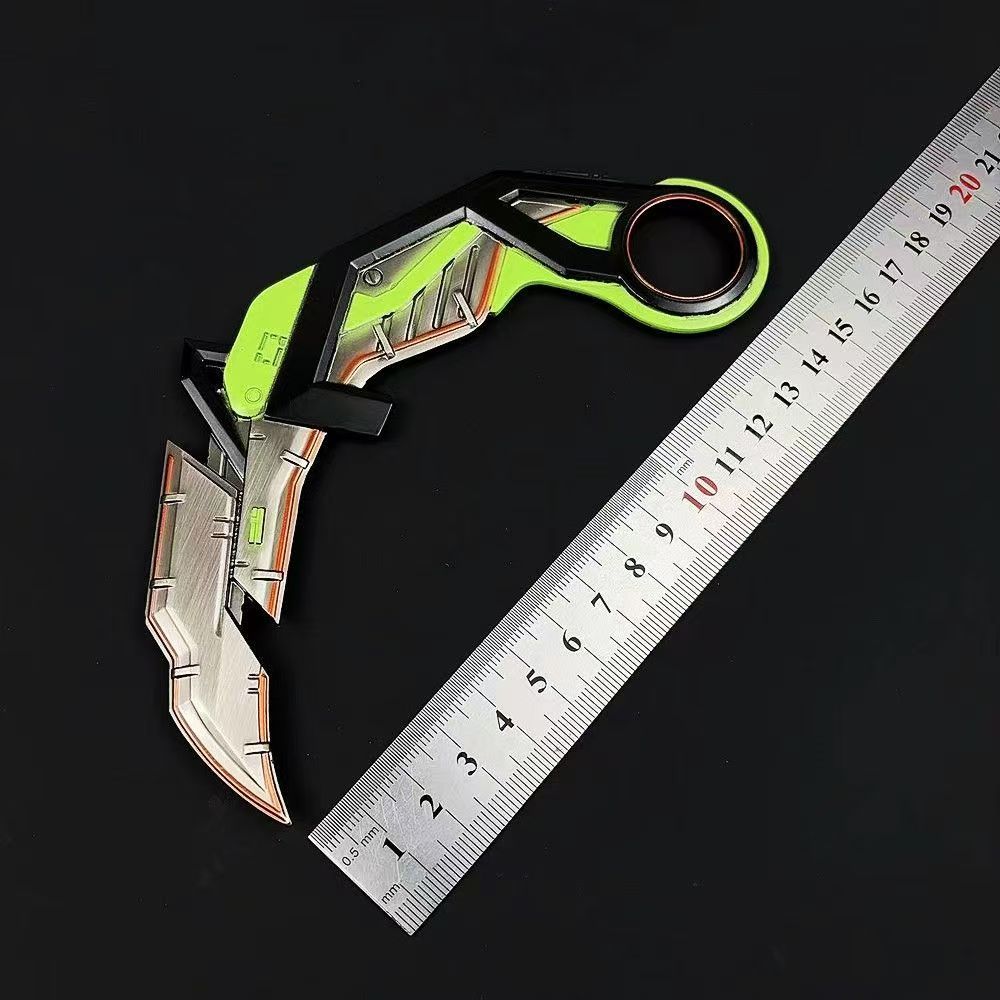 Valorant RGX 11Z Pro Karambit Weapon model Green Melee Skins