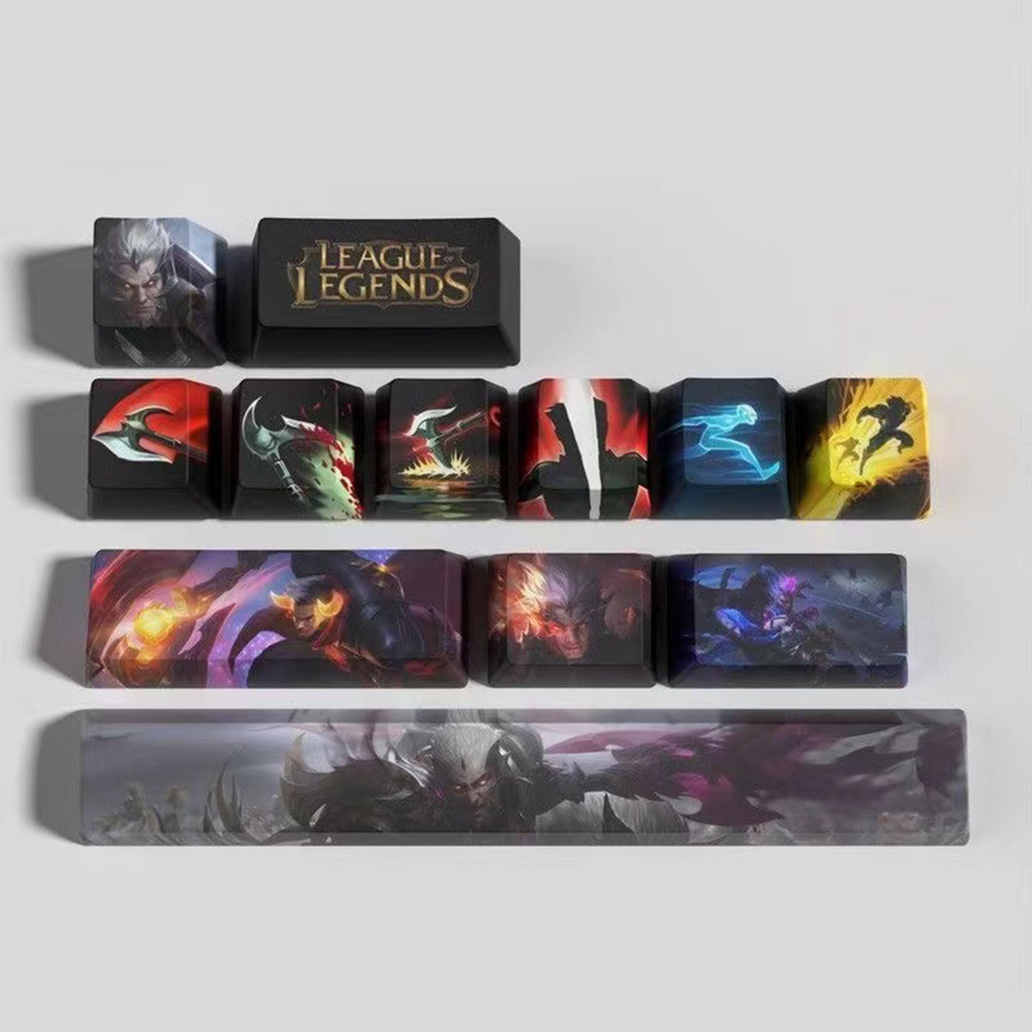 League of Legends Keycaps Darius 12 Keycaps Set
