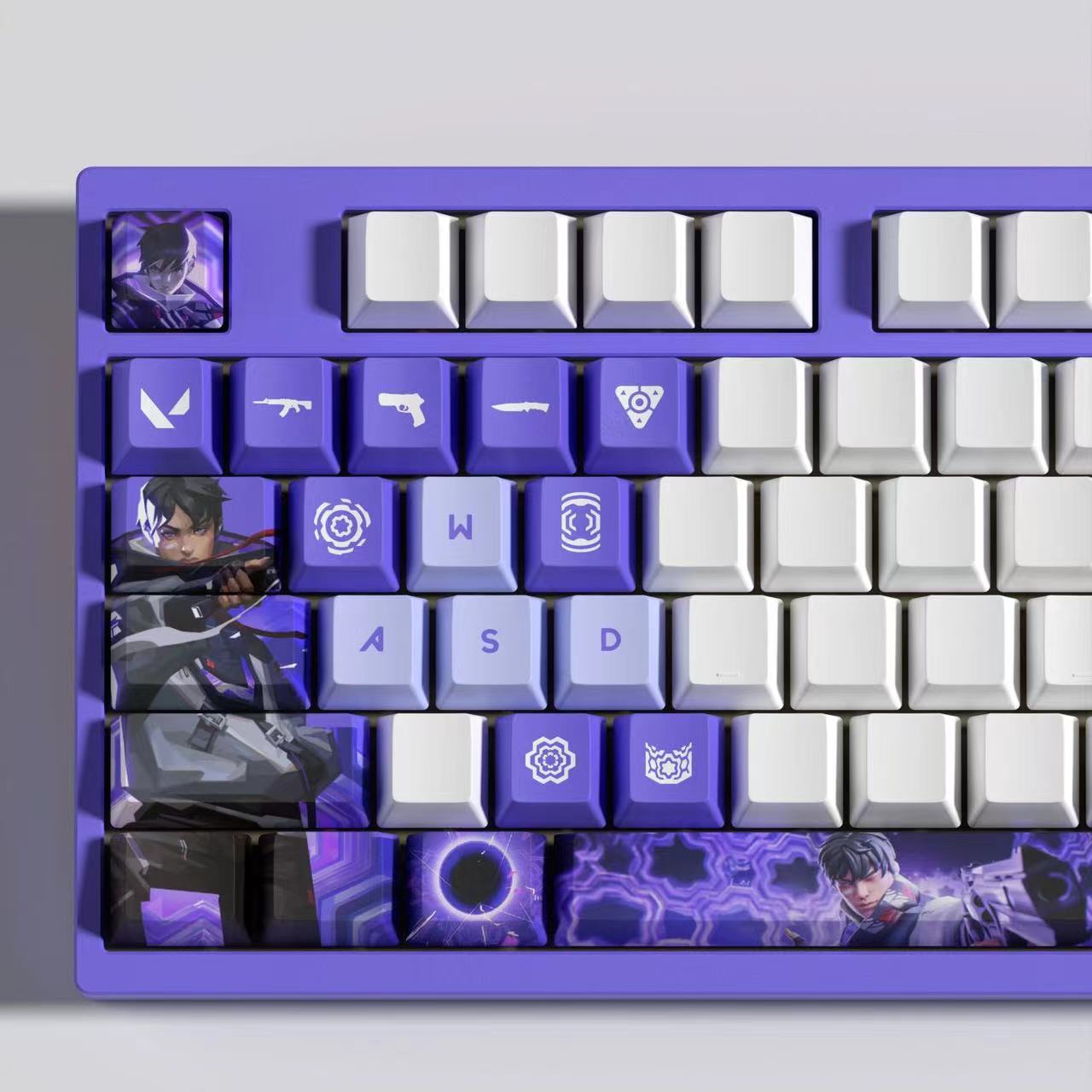 VaLorant Themed Keycaps ISO Agent Custom Keycap Keyboard Set 29 Keys