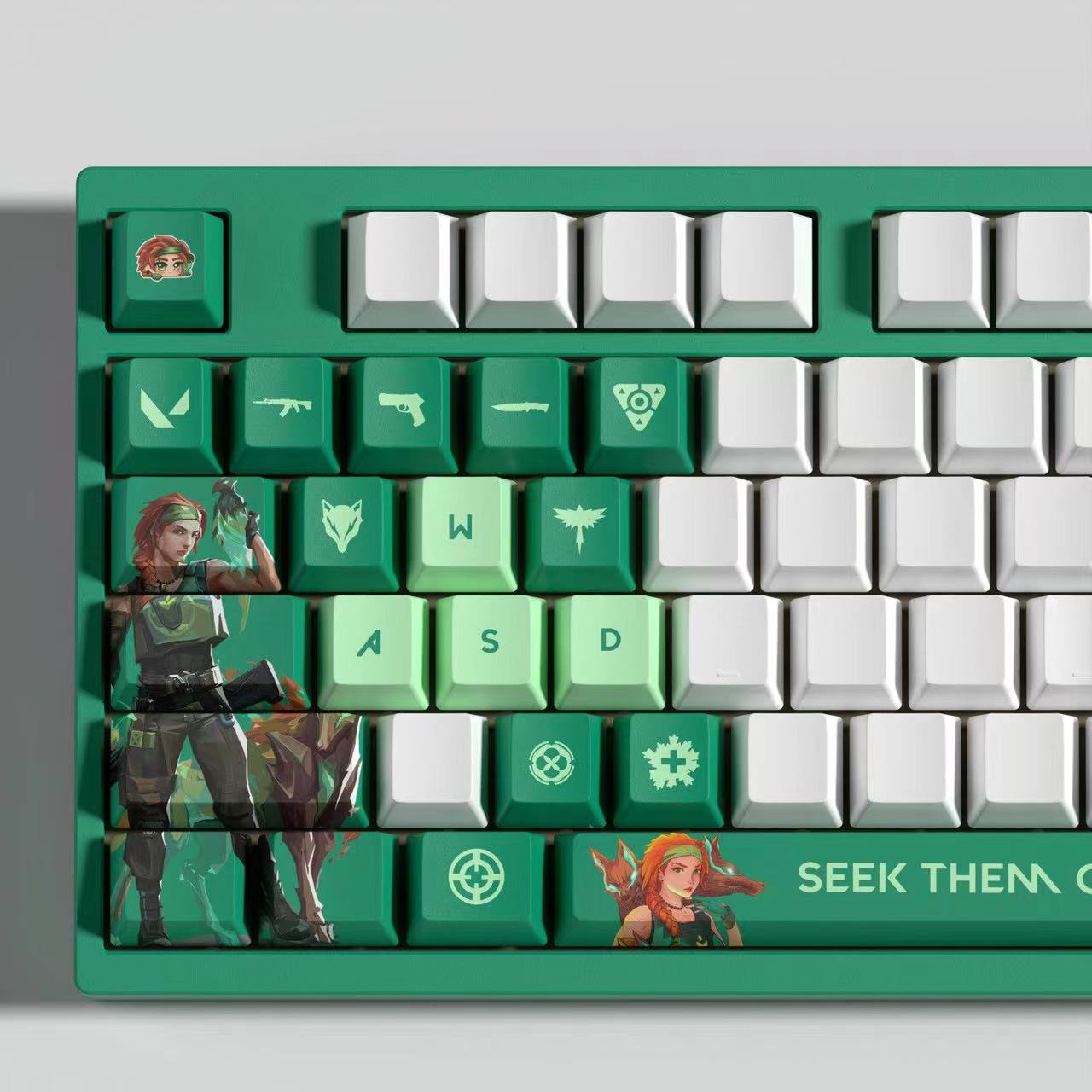 VaLorant Themed Keycaps SKYE Agent Custom Keycap Keyboard Set 29 Keys