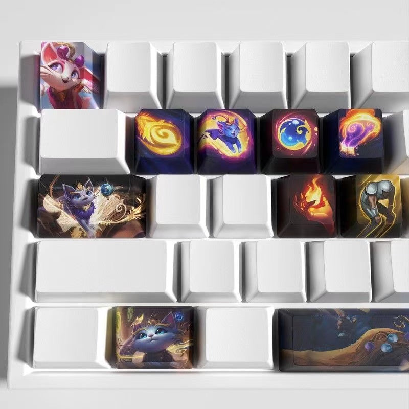 League of Legends Keycaps YUUMI 12 kecaps set