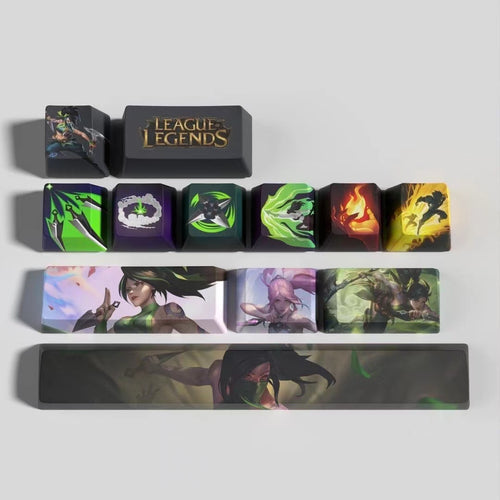 League of Legends keycaps Akali 12 keycaps set