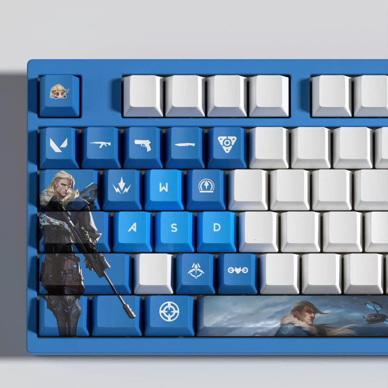 VaLorant Themed Keycaps SOVA Agent Custom Keycap Keyboard Set 29 Keys