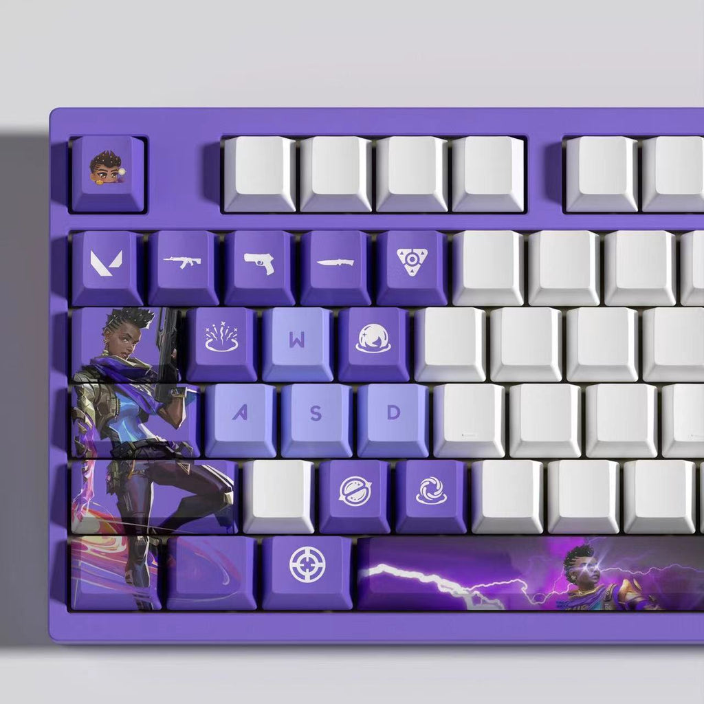 VaLorant Themed Keycaps ASTRA Agent Custom Keycap Keyboard Set 29 Keys