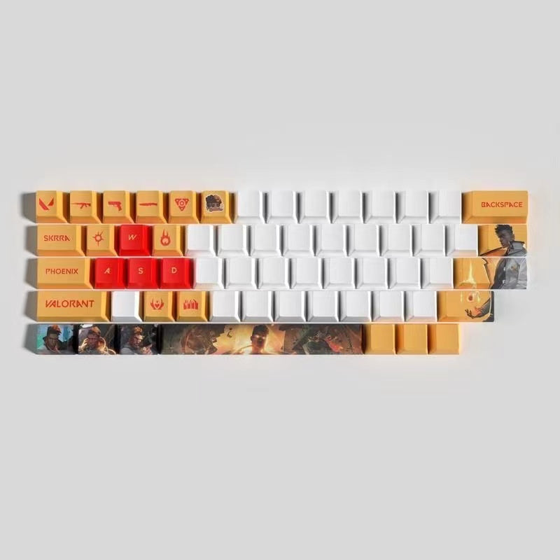 VaLorant Themed Keycaps PHOENIX Agent Custom Keycap Keyboard Set 29 Keys