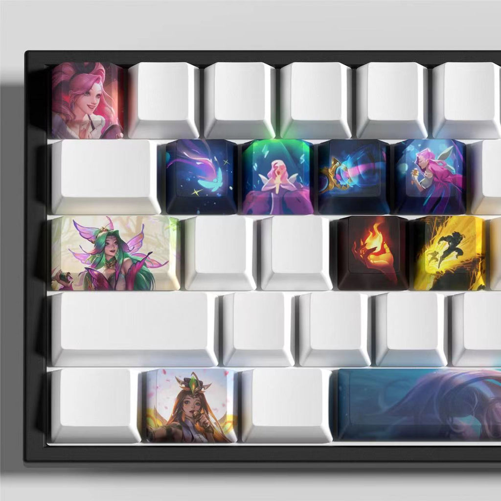 League of Legends  Keycaps SERAPHINE 12 kecaps set
