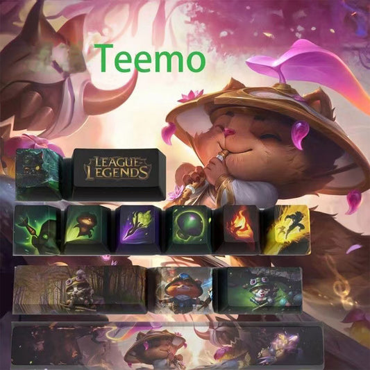 League of Legends keycaps Teemo 12 kecaps set