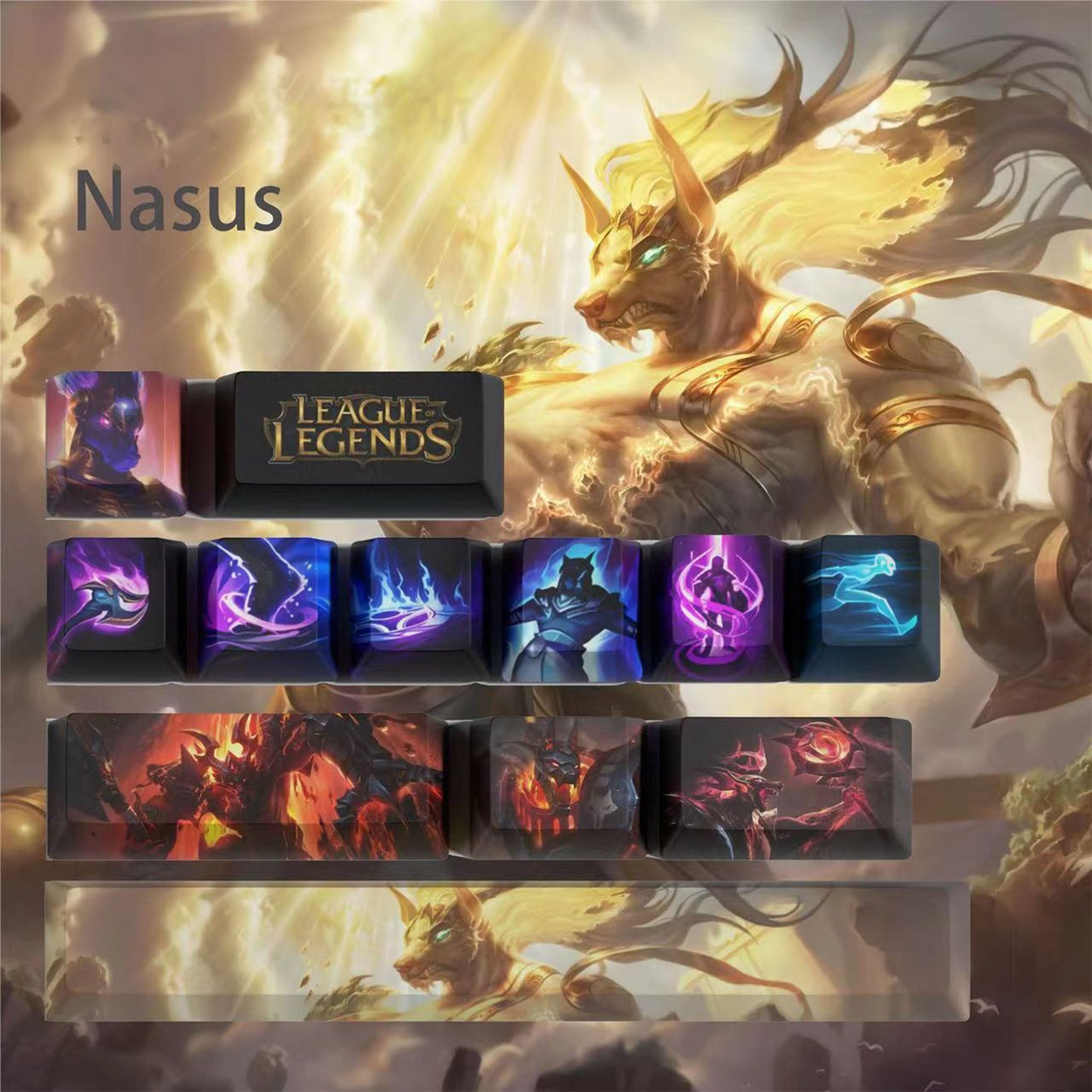 League of Legends keycaps Nasus 12 keycaps set