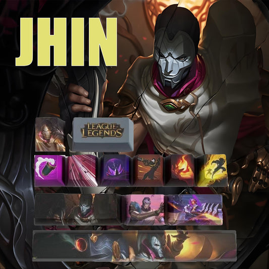 League of Legends Keycaps JHIN 12 keycaps set