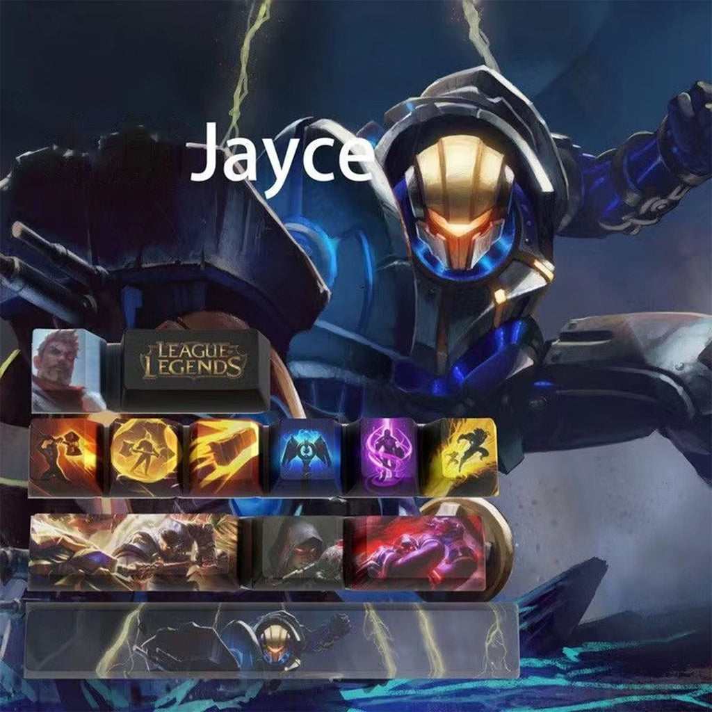 League of Legends keycaps Jayce 12 kecaps set