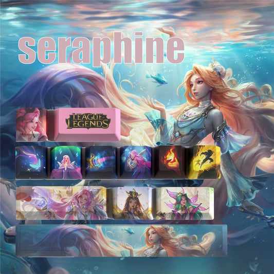 League of Legends  Keycaps SERAPHINE 12 kecaps set