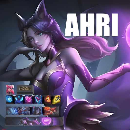 League of Legends Keycaps AHRI 12 keycaps set