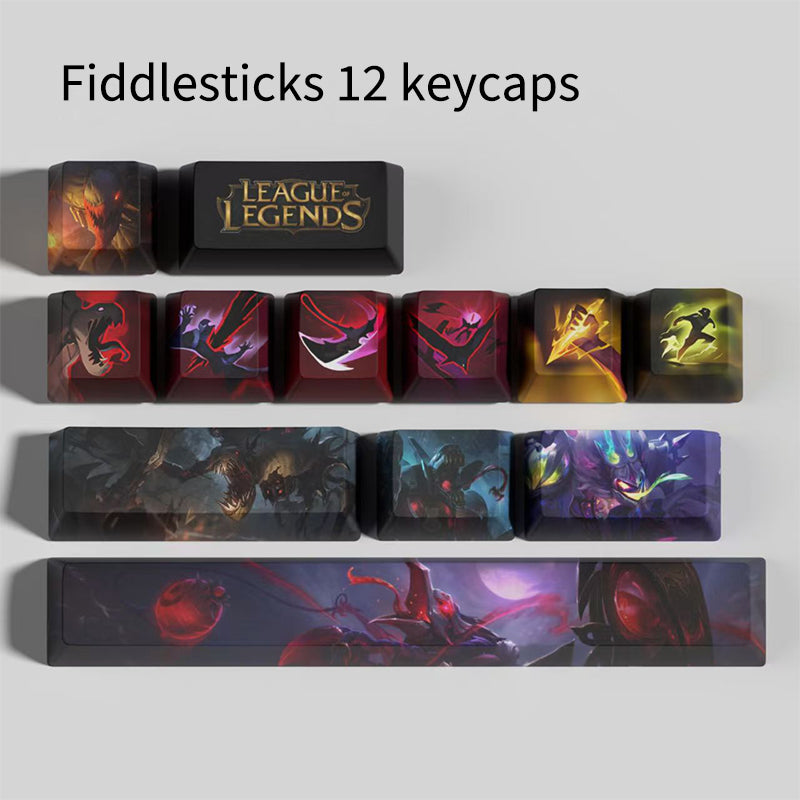 League of Legends Keycaps Fiddlesticks 12 keycaps set