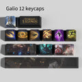 League of Legends Keycaps Galio 12 keycaps set