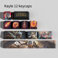 League of Legends Keycaps Kayle 12 keycaps set